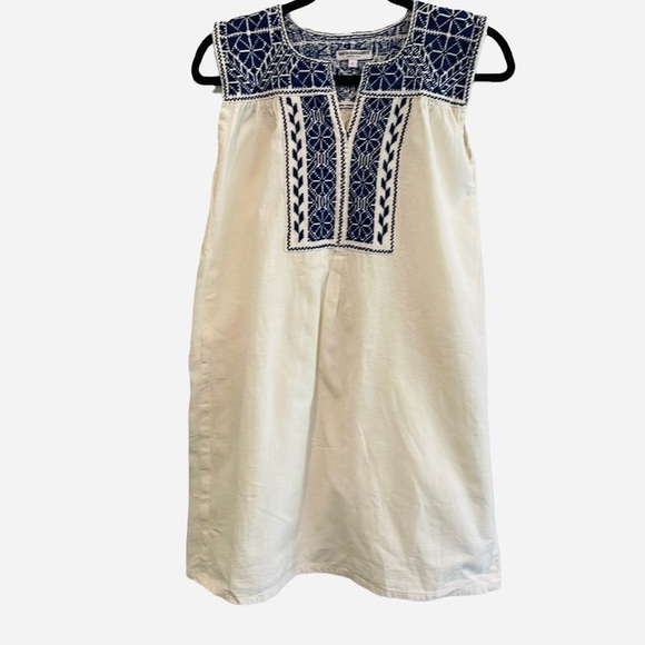 Santa Marguerite Haute Folk Mexico Hand Embroidered Dress - Picture 2 of 11